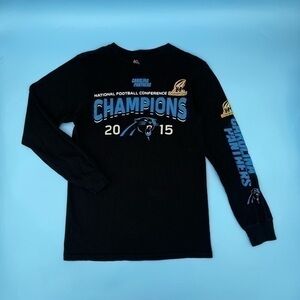 2015 Majestic NFL Carolina Panthers Long-Sleeve Tee